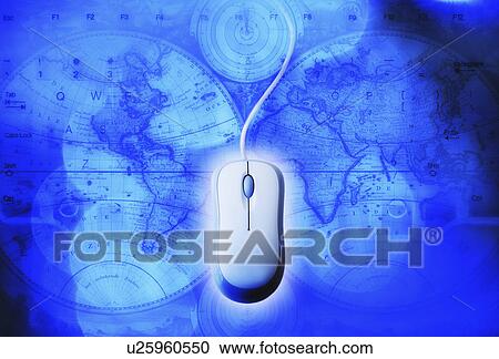 Digital composite with map and computer mouse View Large Photo Image Stock Image - Digital composite with map and computer mouse. Fotosearch