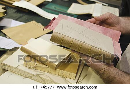 hands binding book View Large Photo Image Stock Photo - hands binding book. Fotosearch