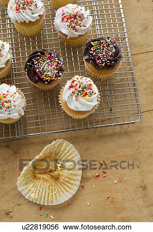 Stock Photograph - Homemade cupcakes. Fotosearch