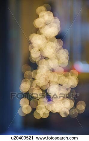 Illuminated Christmas tree lights View Large Photo Image Stock Image - Illuminated Christmas tree lights. Fotosearch