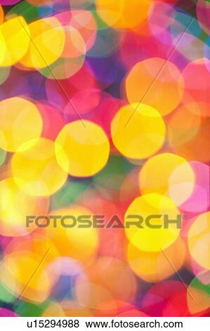 Illuminated Christmas tree lights View Large Photo Image Stock Photo - Illuminated Christmas tree lights. Fotosearch