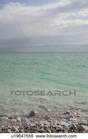 Israel, Dead Sea, seascape View Large Photo Image Stock Photo - Israel, Dead Sea, seascape. Fotosearch