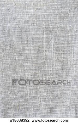 Stock Image - Linen tablecloth. Fotosearch