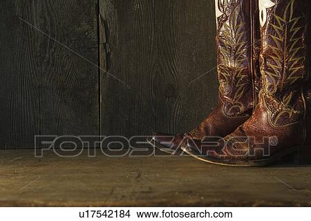 Pair of cowboy shoes View Large Photo Image Picture - Pair of cowboy shoes. Fotosearch