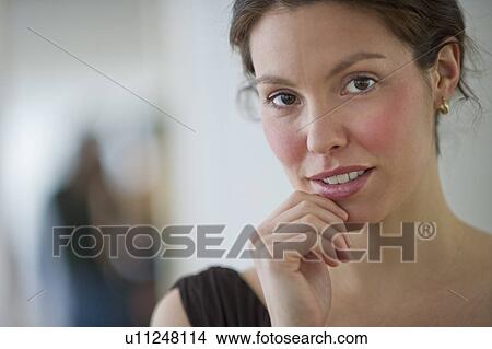 Portrait of young woman View Large Photo Image Picture - Portrait of young woman. Fotosearch