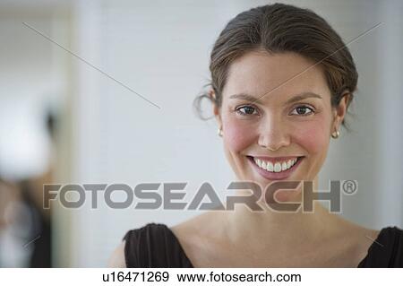 Portrait of young woman View Large Photo Image Stock Photo - Portrait of young woman. Fotosearch