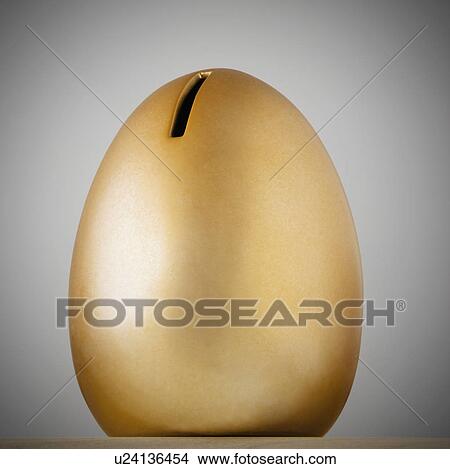 Savings egg money box View Large Photo Image Picture - Savings egg money box. Fotosearch