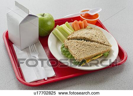 School lunch on tray View Large Photo Image Stock Photography - School lunch on tray. Fotosearch