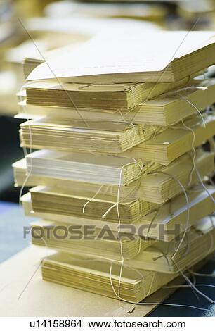 Stack of book bindings View Large Photo Image Picture - Stack of book bindings. Fotosearch