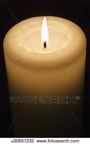 Studio shot of candle View Large Photo Image Stock Image - Studio shot of candle. Fotosearch