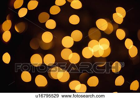 Stock Photo - Studio Shot of defocused lights. Fotosearch