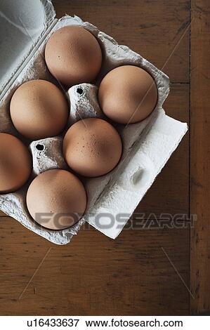 Stock Photo - Studio shot of egg. Fotosearch