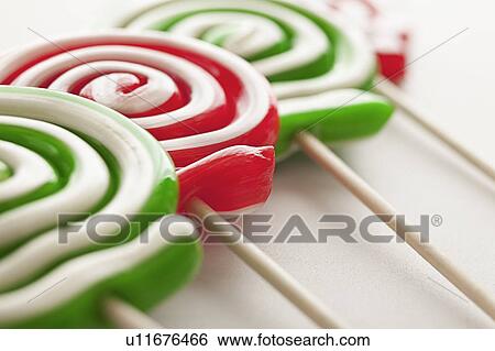 Stock Photograph - Studio Shot of lollipops. Fotosearch