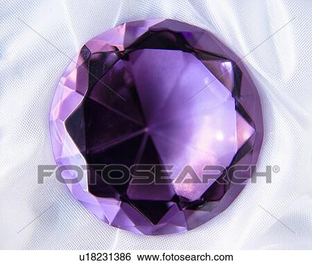 Studio shot of purple gem View Large Photo Image Stock Photograph - Studio shot of purple gem. Fotosearch