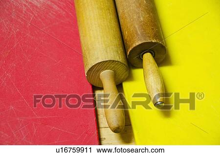 Two rolling pins on chopping boards View Large Photo Image Stock Image - Two rolling pins on chopping boards. Fotosearch