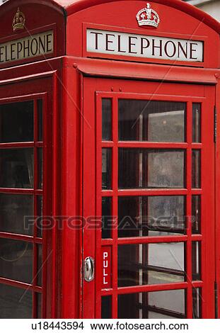 United Kingdom, Traditional red telephone box View Large Photo Image Picture - United Kingdom, Traditional red telephone box. Fotosearch