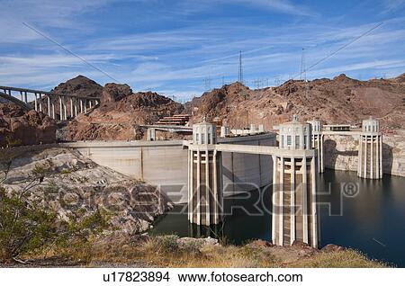 USA, Arizona/California, Hover Dam View Large Photo Image Picture - USA, Arizona/California, Hover Dam. Fotosearch
