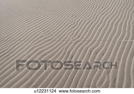 Picture - USA, California, Death Valley, Sand Dune. Fotosearch