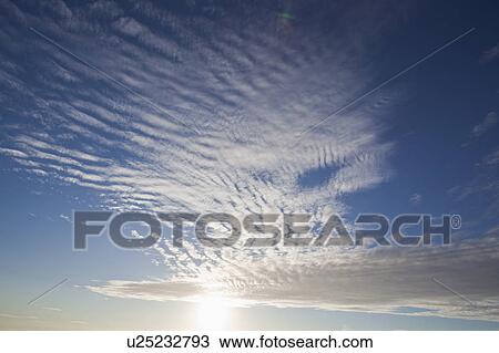 Stock Image - USA, California, Los Angeles, clouds. Fotosearch