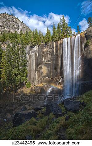 USA, California, Vernal Falls View Large Photo Image Stock Photography - USA, California, Vernal Falls. Fotosearch