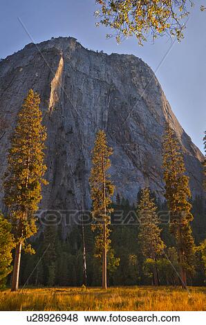 Stock Photo - USA, California, Yosemite Valley in autumn. Fotosearch