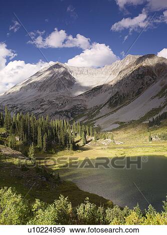 USA, Colorado, Lake Geneva View Large Photo Image Stock Photo - USA, Colorado, Lake Geneva. Fotosearch