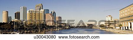 Stock Image - USA, Florida, Tampa skyline. Fotosearch