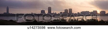 USA, Louisiana, Baton Rouge, City skyline over Mississippi River at sunrise View Large Photo Image Stock Photo - USA, Louisiana, Baton Rouge, City skyline over Mississippi River at sunrise. Fotosearch