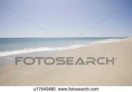 Stock Image - USA, Massachusetts, Cape Cod, Nantucket, coastline. Fotosearch