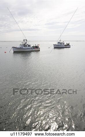 USA, Massachusetts, moored fishing boats View Large Photo Image Stock Photo - USA, Massachusetts, moored fishing boats. Fotosearch