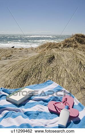 USA, Massachusetts, towel on Marram Grass on beach View Large Photo Image Stock Image - USA, Massachusetts, towel on Marram Grass on beach. Fotosearch