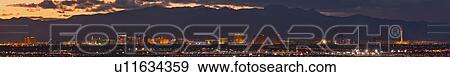 Stock Photo - USA, Nevada, Las Vegas skyline. Fotosearch
