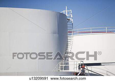 USA, New York City, Oil storage tanks in refinery View Large Photo Image Stock Image - USA, New York City, Oil storage tanks in refinery. Fotosearch