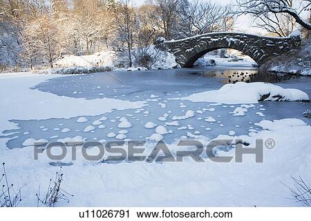 USA, New York City, View of Central Park in winter View Large Photo Image Stock Image - USA, New York City, View of Central Park in winter . Fotosearch
