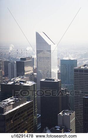 USA, New York City, View of Manhattan covered with snow View Large Photo Image Stock Photo - USA, New York City, View of Manhattan covered with snow. Fotosearch
