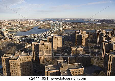USA, New York State, New York City, Cityscape with Triboro Bridge View Large Photo Image Stock Image - USA, New York State, New York City, Cityscape with Triboro Bridge. Fotosearch