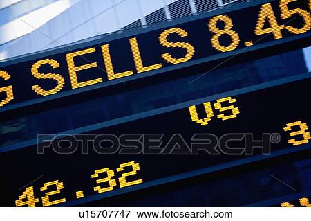 USA, New York State, New York City, Times Square, Stock Quotron, close-up View Large Photo Image Stock Photo - USA, New York State, New York City, Times Square, Stock Quotron, close-up. Fotosearch
