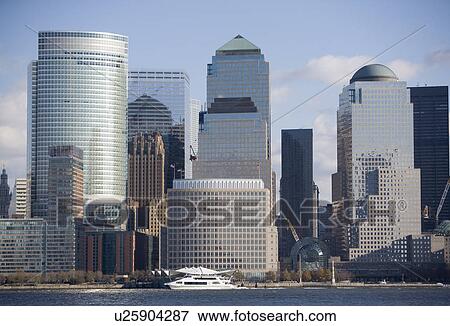 USA, New York State, New York City, Skyline View Large Photo Image Stock Photo - USA, New York State, New York City, Skyline. Fotosearch