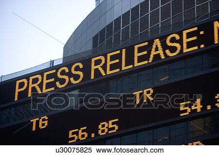USA, New York State, New York City, Times Square, Stock Quotron, close-up View Large Photo Image Stock Photography - USA, New York State, New York City, Times Square, Stock Quotron, close-up. Fotosearch