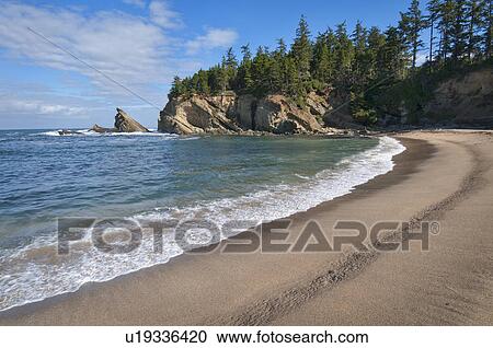 USA, Oregon, coastline View Large Photo Image Stock Image - USA, Oregon, coastline. Fotosearch