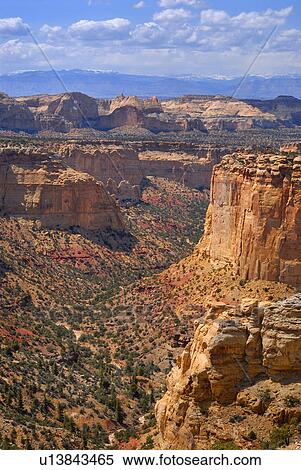 Stock Photography - USA, Utah, Red Rock Cliffs. Fotosearch