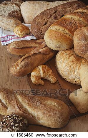 Variation of baked goods View Large Photo Image Stock Image - Variation of baked goods. Fotosearch
