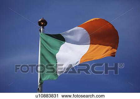 flag of ireland View Large Photo Image Stock Image - flag of ireland. Fotosearch