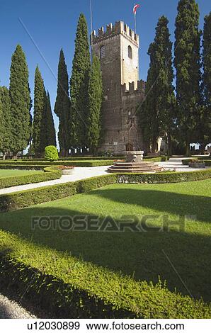 italian gardens and castle; conigliano, veneto, italy View Large Photo Image Stock Photo - italian gardens and castle; conigliano, veneto, italy. Fotosearch