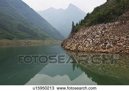on shennong stream near badong; hubei, china View Large Photo Image Stock Image - on shennong stream near badong; hubei, china. Fotosearch