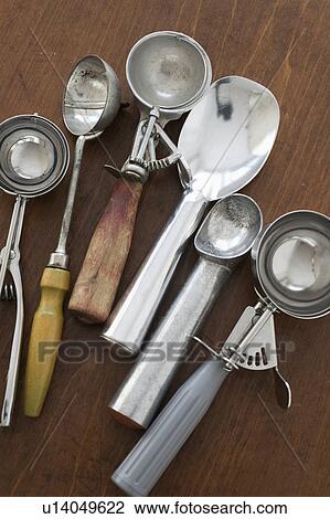 Close up antique scoops View Large Photo Image Stock Image - Close up antique scoops. Fotosearch