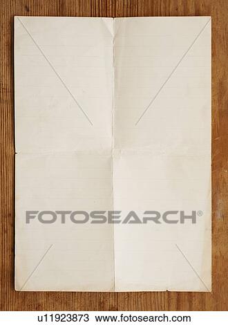Stock Image - Close up of blank page. Fotosearch
