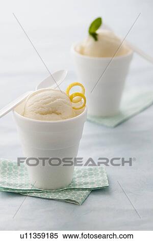 Stock Photography - Close up of ice creme sorbets . Fotosearch