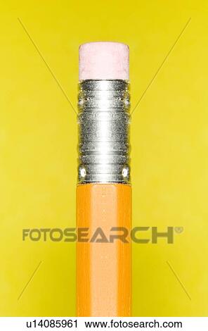 Close-up of pencil with eraser View Large Photo Image Stock Image - Close-up of pencil with eraser. Fotosearch