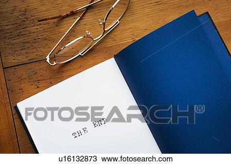 Close up of "the end" page of novel View Large Photo Image Stock Image - Close up of "the end" page of novel. Fotosearch